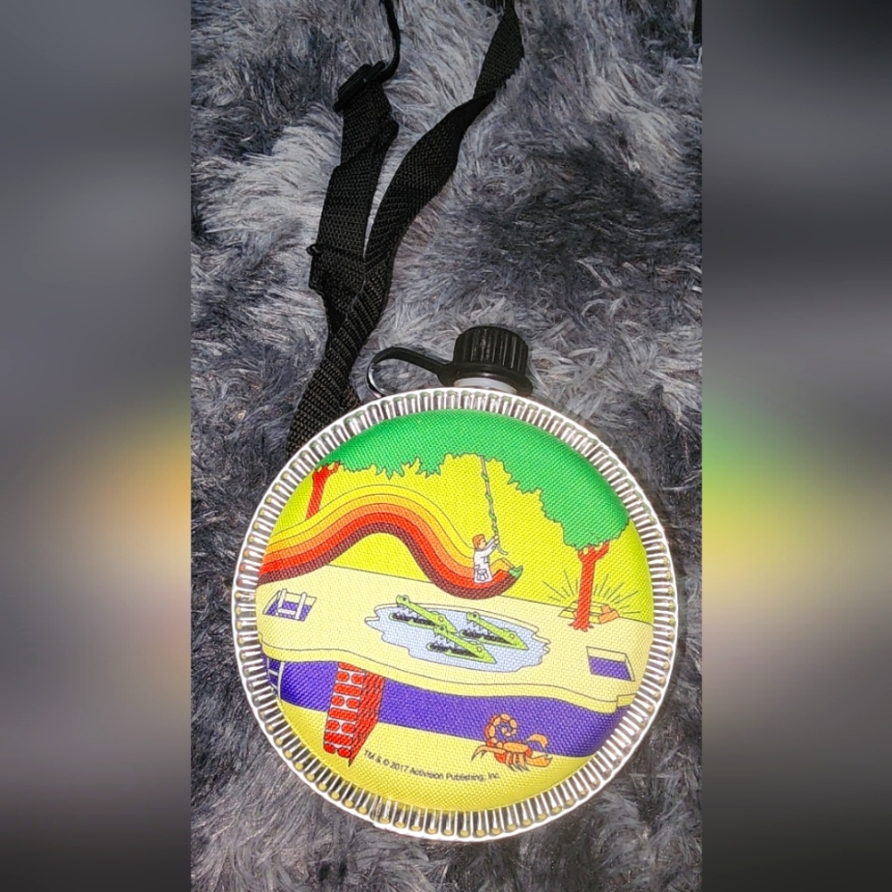 Classic Atari Pitfall! drinking canteen